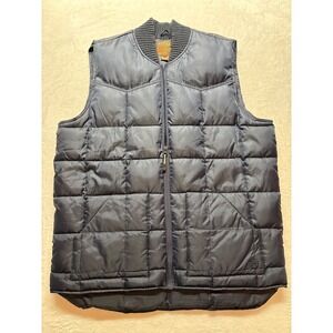Roper Men's Puffer Vest, Navy Blue, Sz Large. NWOT‎